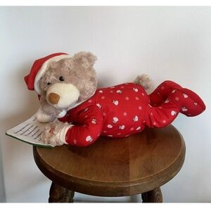 Avon Christmas Singing Bear In PJs The Night Before Christmas Story WORKS 2012